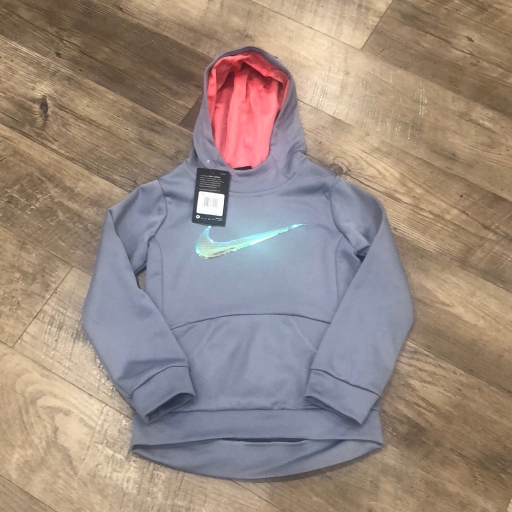Nike Dri Fit Hoodie with 🌈 Hologram Swoosh